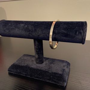 Gold Oval Michael Kors Bangle Bracelet